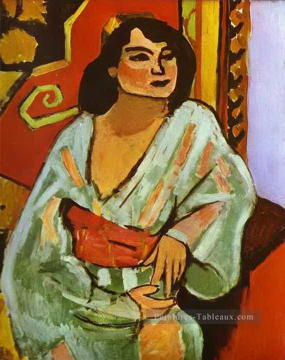 La femme algérienne abstraite fauvisme Henri Matisse Peintures à l'huile